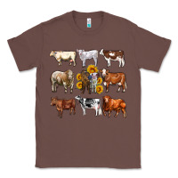 Chestnut western cowsand sunflowers Classic Tee - AdoDesignShop
