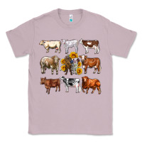 Lilac western cowsand sunflowers Classic Tee - AdoDesignShop