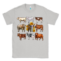Moon Dust western cowsand sunflowers Classic Tee - AdoDesignShop