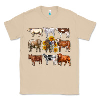 Mushroom western cowsand sunflowers Classic Tee - AdoDesignShop