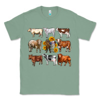 Sage western cowsand sunflowers Classic Tee - AdoDesignShop