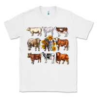 White western cowsand sunflowers Classic Tee - AdoDesignShop