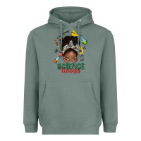 Sage science teacher afro messy bun Heavyweight Hoodie - NancyCooperArtShop
