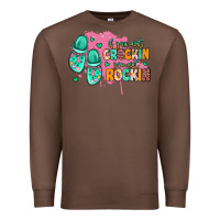 Chestnut if you aint crockin you aint rockin Premium Sweatshirt - MaliasSmallBusiness