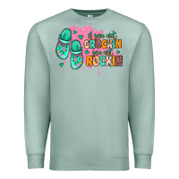 Seafoam if you aint crockin you aint rockin Premium Sweatshirt - MaliasSmallBusiness