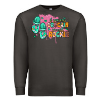 Smoke if you aint crockin you aint rockin Premium Sweatshirt - MaliasSmallBusiness