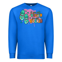 True Royal if you aint crockin you aint rockin Premium Sweatshirt - MaliasSmallBusiness