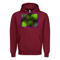 Burgundy leopard halloween background Zipper Hoodie - Jasminsmagicworld