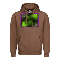 Chestnut leopard halloween background Zipper Hoodie - Jasminsmagicworld