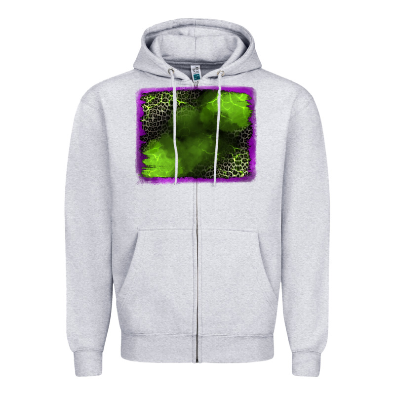 Leopard Halloween Background Zipper Hoodie by Jasminsmagicworld | Teevron