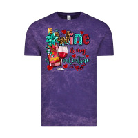 Cloud Purple wine is my valentine olivia Vintage Tee - OliviaCreatesArt