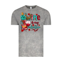 Cloud Rock wine is my valentine olivia Vintage Tee - OliviaCreatesArt