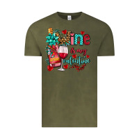 Vintage Olive wine is my valentine olivia Vintage Tee - OliviaCreatesArt