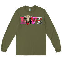 Love With Holstein Cow Long Sleeve Tee | Teevron