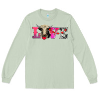 Matcha love with holstein cow Long Sleeve Tee - AdoDesignShop