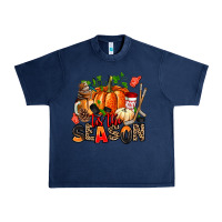 Navy fall and  hockey  tis the season Urban Heavy Tee - AdoDesignShop