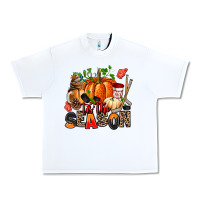 White fall and  hockey  tis the season Urban Heavy Tee - AdoDesignShop