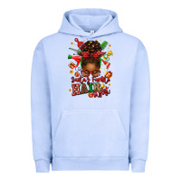Pigment Grape Ice santas favorite hair stylist afro messy bun Urban Hoodie - texasbilliewilder