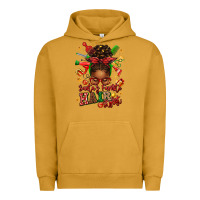 Pigment Peanut Butter santas favorite hair stylist afro messy bun Urban Hoodie - texasbilliewilder