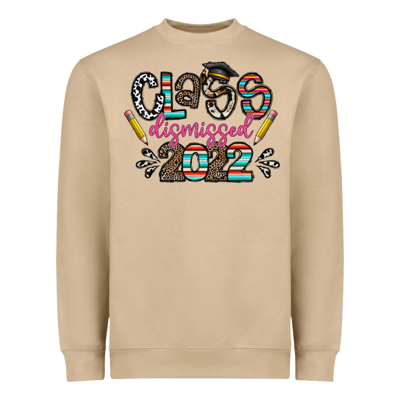 Class Dismissed 2022 Heavyweight Sweatshirt by CowhideDigitalArt | Teevron