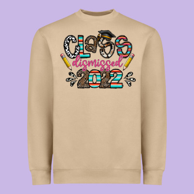 Class Dismissed 2022 Heavyweight Sweatshirt Designed By Cowhidedigitalart