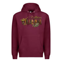 Burgundy caffeine queen Premium Hoodie - BarkalooDesign