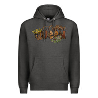 Charcoal Heather caffeine queen Premium Hoodie - BarkalooDesign