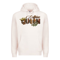 Pale Pink caffeine queen Premium Hoodie - BarkalooDesign
