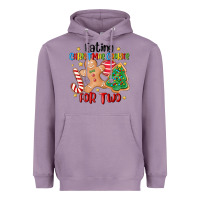 Lavender eating christmas cookies for two Heavyweight Hoodie - MaliasSmallBusiness