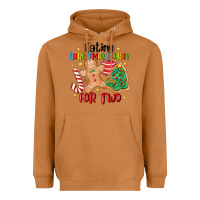 Meerkat eating christmas cookies for two Heavyweight Hoodie - MaliasSmallBusiness