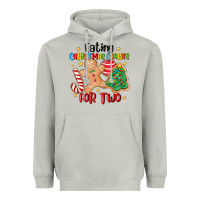 Moon Dust eating christmas cookies for two Heavyweight Hoodie - MaliasSmallBusiness