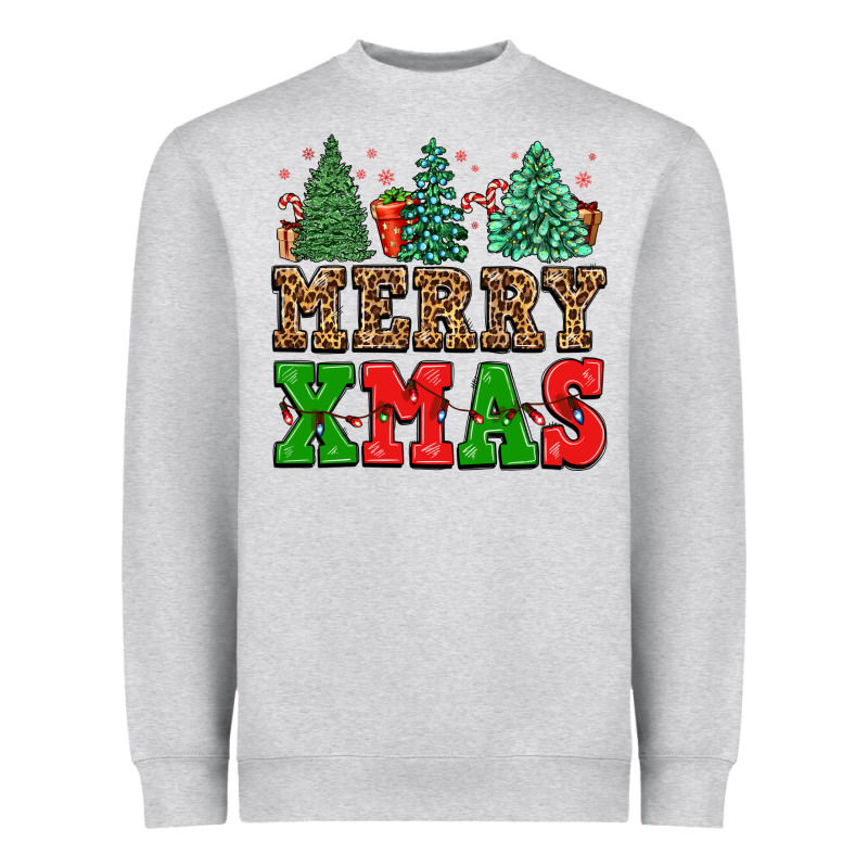 Merry Xmas Heavyweight Sweatshirt by FaDigitalArtStudio | Teevron