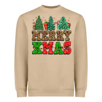 Mushroom merry xmas Heavyweight Sweatshirt - FaDigitalArtStudio