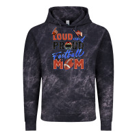 Cloud Black loud and proud football mom Vintage Hoodie - Zillion Design Studio