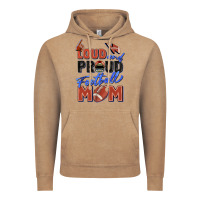 Vintage Coffee loud and proud football mom Vintage Hoodie - Zillion Design Studio