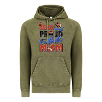 Vintage Olive loud and proud football mom Vintage Hoodie - Zillion Design Studio