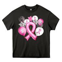 Asphalt Balloons cancer ribbon Heavy Core Tee - Artiststas