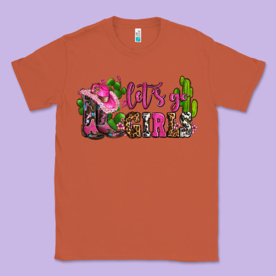 Lets Go Girls With Boots And Hats Classic Tee Designed By Adodesignshop