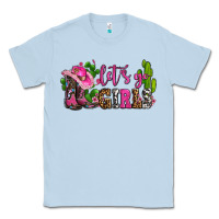 Dusty Blue lets go girls with boots and hats Classic Tee - AdoDesignShop