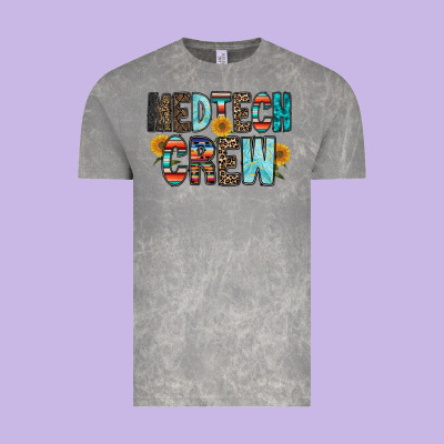 Medtech Crew Vintage Tee Designed By Racoondesign