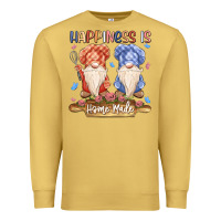 Antique Gold happiness is homemade Premium Sweatshirt - MaliasSmallBusiness