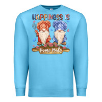 Ocean Blue happiness is homemade Premium Sweatshirt - MaliasSmallBusiness