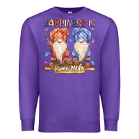 Purple happiness is homemade Premium Sweatshirt - MaliasSmallBusiness