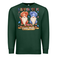 Sports Green happiness is homemade Premium Sweatshirt - MaliasSmallBusiness