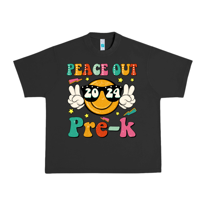 Peace Out 2024 Pre K Urban Heavy Tee by JahusDesignShop | Teevron