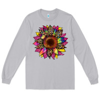 Moon Dust tie dye leopard sunflower Long Sleeve Tee - Artiststas