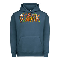 Pigment Midnight Navy Personalized Thanksgiving Urban Hoodie - NancyCooperArtShop