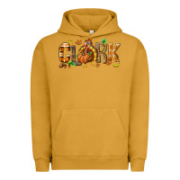 Pigment Peanut Butter Personalized Thanksgiving Urban Hoodie - NancyCooperArtShop