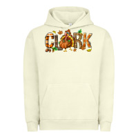 Pigment Pistachio Personalized Thanksgiving Urban Hoodie - NancyCooperArtShop
