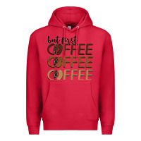 Cardinal but first coffee coffee coffee Premium Hoodie - BarkalooDesign
